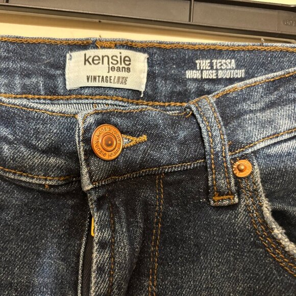 Kensie Women's Blue Boot Cut Jeans - Picture 4 of 6